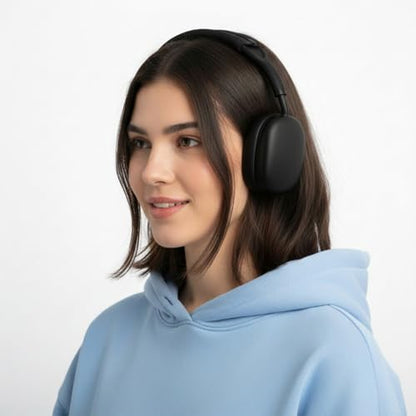 3 PCS Headphone Headband Covers, 1 PCS Headphone Band Cover with Zipper and 2 Pairs Elastic Headphones Covers for Men Women Studying Sports Gaming Gym, Black
