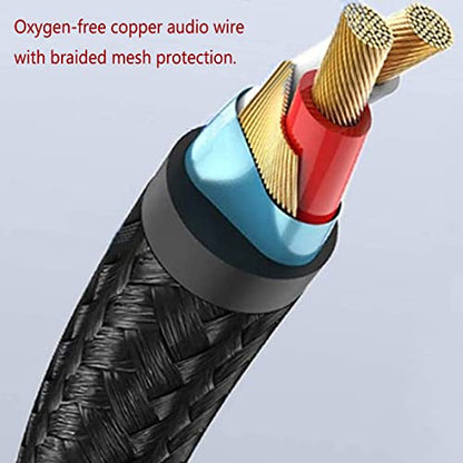 RCA Audio Cable, iOS Phone to 2 Male RCA Stereo Audio Y-Adapter for iPhone/Sound Box/Amplifier/Home Theater etc. (3.4ft) - size: 3.4FT, style: iOS to 2RCA