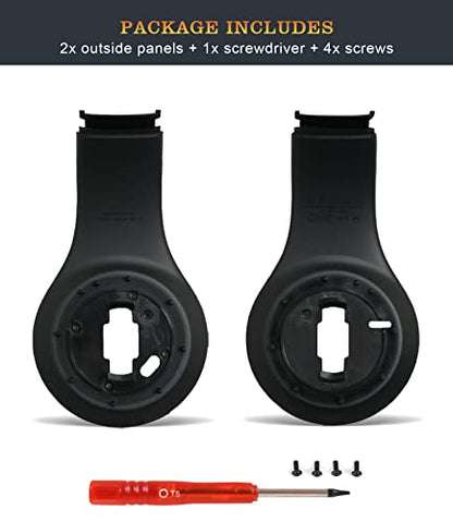 Studio 3 Inside Panel Studio3 Replacement Parts Inner Earphone Shell Accessories Compatible with Beats by Dr. Dre Studio3/A1914 Studio 2 Wireless/B0501 Headphones (Matte Black) - color: Matte Black