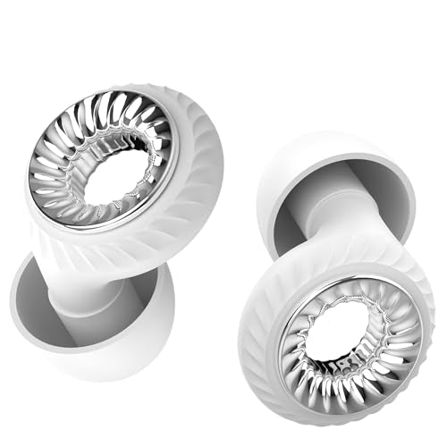 Ear Plugs for Sleeping 32dB Noise Reduction, 4 Pairs Ear Tips&Portable Case | Noise Reduction Earplugs for Noise Cancelling & Sleep, Reusable Travel, Work, Focus & Concert, Ultra Soft Ear Tips - color: White