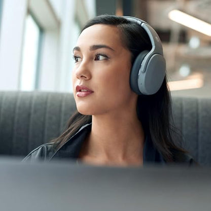 Skullcandy Crusher Evo Wireless Multi-Sensory Bass Headphones - Chill Grey | Bluetooth, Noise Isolating Over-Ear Fit, 40 Hours Battery, Microphone, Working Out, Gym, Travel, Studying, Music - color: Chill Grey