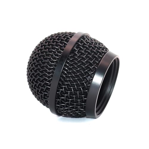 Replacement Ball Head Mesh Microphone Black Grille fits for shure PG48 PG58 PGA48 PGA58 PGX2 BLX288 PG288 PGX24 Microphone - size: Black Grille