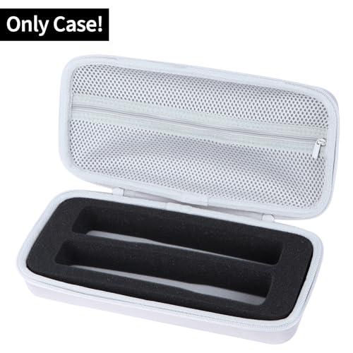 Storage Case Compatible with JBL Wireless Two Microphone System | Lightweight Carry, Secure Storage, Convenient Zipper, Soft Interior,Gray Case - color: Gray