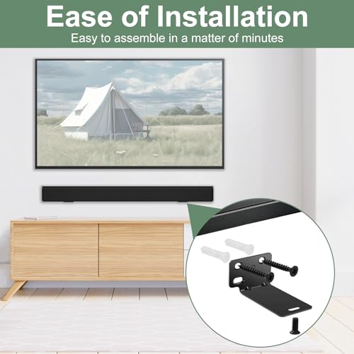 Wall Mount Bracket For Bose WB-300 SoundTouch 300 Soundbar 500 Soundbar 700 Speaker Black New