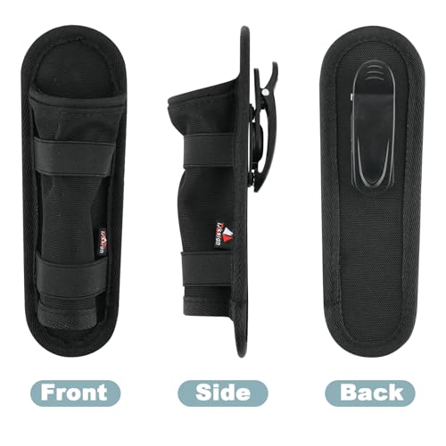 Belt Case Holder Belt Clip Case for Most Standard Wireless Handheld Microphone, Nylon Microphone Holder Carrying Pouch with 180 Degree Rotating Plastic Clip (1 Pack)