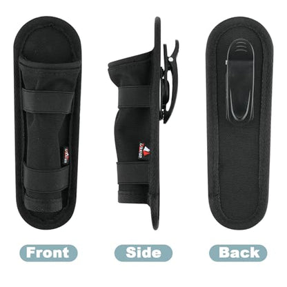 Belt Case Holder Belt Clip Case for Most Standard Wireless Handheld Microphone, Nylon Microphone Holder Carrying Pouch with 180 Degree Rotating Plastic Clip (1 Pack)