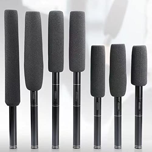 custom microphone cover Windshield foam cover microphone isolation shield Anchor Interview Headphones Windproof (lengthen) - size: lengthen