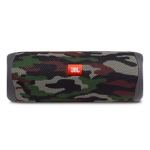 JBL FLIP 5, Waterproof Portable Bluetooth Speaker, Squad | Sounds better than ever, Bring the party anywhere, Make a splash with IPX7 waterproof design, A rainbow of colours - color: Camouflage