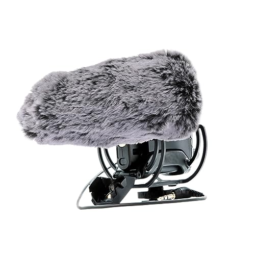 Hemoton Artificial Wool Wind Muff Microphone Cover for Videomic Pro Pro Windshield for