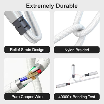 2 in 1 USB C to 3.5mm Audio Adapter with 60W PD Charging for iPhone,Galaxy | Hi-Res 32bit/384kHz DAC Type C to Aux Adapter, USB C to Headphone Jack Dongle Cable for iPhone 17/16,Galaxy S26/S25/S24,Pixel