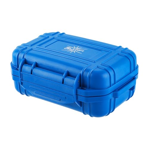 Linsoul Kiwi Ears SONICAP Waterproof Earbud Case, Hard IEM Storage Box | with EVA Lining,Hard Carrying Bag for Headphones,Earphone,Travel Carrying Case Fit for ZS10 Pro Zero:2 EW300 Wan'er 2, Blue - color: Blue