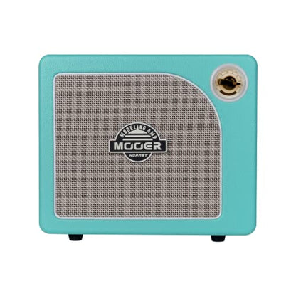 MOOER Guitar Amplifier Combo 15W, Practice Amp with 9 Digital Amp Models, 6.5" Speaker, Bluetooth, Headphone Output, for Electric/Acoustic Guitar and Bass - Hornet Green - color: green