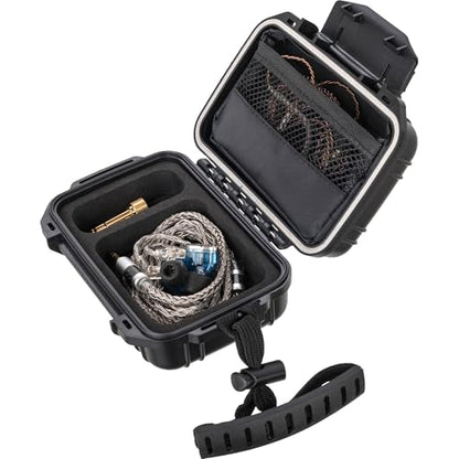 in Ear Monitor Hard Case - IEM, in Ears, Headphones, Earphones, Earbuds. Suitable for KZ ZS10/ZS10 Pro/ZSN/ZST/ZEX/AS10/AS16/ZSN Pro X/YINYOO CCZ Melody Compact - Two Sizes - GIGCASE® (Large) - size: Large