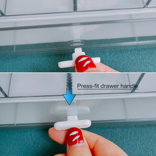 2 Pack Charger Cable Cord Storage Organizer Box, Plastic Flip-Top Cable Organizer Box and Drawer Charger Storage Box, USB Cable/Charger Organizer Boxes, Stackable Plastic Case