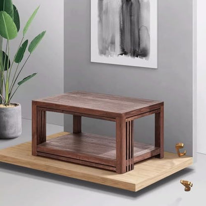 Small Shelf Stand, Storage Shelf Organizer, Audio Rack Stand, Rack Audio Tower Brown Stable Made of Solid Wood Without Installation 2 Sizes(3 Layer) - size: 3 layer