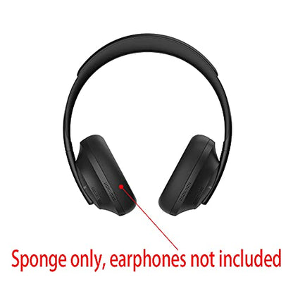 HUYUN Protein Leather Ear Pads Replacement for Bose Headphones 700, NCH700, NC700 Headphones Earpads, Headset Ear Cushion Repair Parts (Black) - color: Black