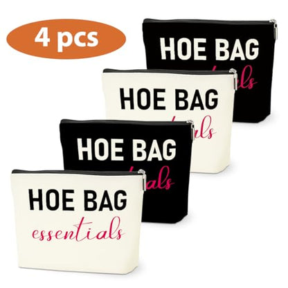 4 PCS Funny Gifts for Women Makeup Bag, Girls Weekend Gifts For Women - color: Multicolor 0093