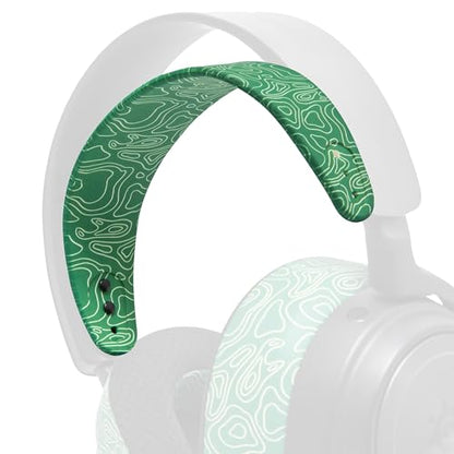 WC HeadbandZ Arctis Nova - Silicone Headband for Arctis Nova Headsets | Made by Wicked Cushions | Enhanced Flexibility, Comfort & Style, Matching Earpad Designs | Emerald Tide - color: Emerald Tide