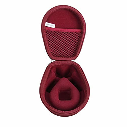 Hermitshell Case for AfterShokz Trekz Air/AfterShokz Aeropex/Titanium Mini/Shokz OpenRun Pro/SHOKZ OpenRun Pro 2 Open Ear Wireless Bone Conduction Headphones AS650 / AS800 (Canyon Red) - color: Canyon Red