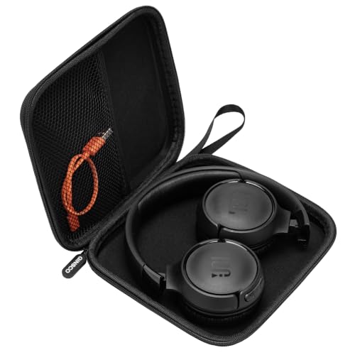 Ginsco Ultra-Slim Case Compatible with JBL Tune 510BT Bluetooth Headphones, with JBL Tune 520BT/670NC Live 460NC, Wireless On-Ear Headphones, Travel Carrying Headphone Case (Black) - color: Black