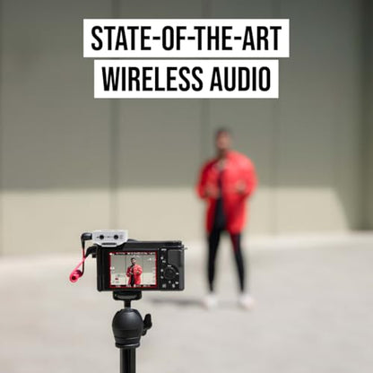 RØDE Wireless GO (Gen 3) – Compact Wireless Mic – Pristine Audio, 32-bit Float Recording, Automatic Level Control, for Phones, Cameras and Computers (White) | 32-bit Float Recording, Automatic Level Control, for Phones, Cameras and Computers (White) - col