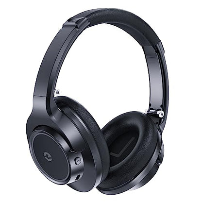Wireless Headphones Over Ear, 70H Playtime Headphone Wireless Bluetooth 5.1,3EQ Modes & HiFi Stereo Bluetooth Headset with Deep Bass, Foldable Lightweight Headphones with Microphone for Travel/Work