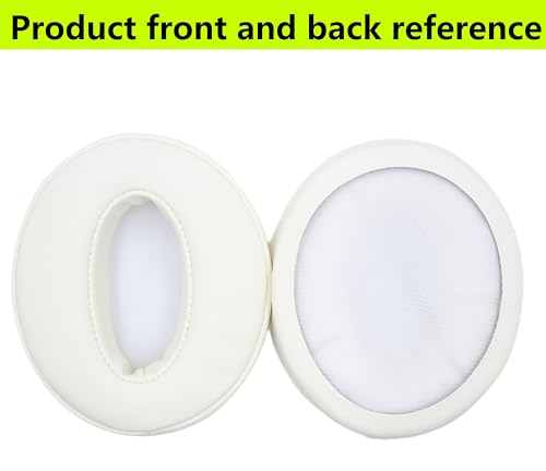 Replacement Ear Pads Compatible with Sennheiser HD4.50 White | for Sennheiser HD4.50BT/HD4.50BTNC/HD4.50SE/HD4.40/HD4.30G/HD4.20S/HD458BT/HD450/HD450BT/HD400S/HD350BT headphones - color: Milky White