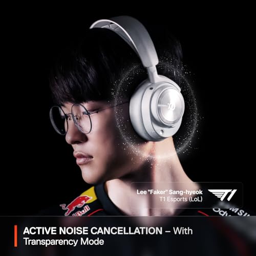 SteelSeries Arctis Nova Pro Wireless Multi-System Gaming Headset - Neodymium Magnetic Drivers - Active Noise Cancellation - Infinity Power System - Gen 2 Mic - PS5, PS4, PC, Switch, Mobile - White - color: White, style: PlayStation