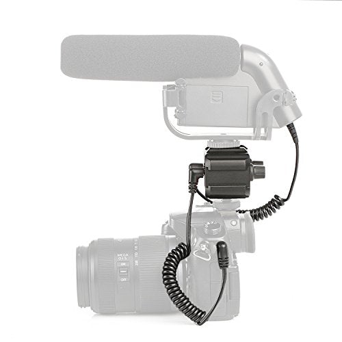 Saramoni SR-AX100 Dual Channel Audio Adapter 3.5mm Jack Microphone Mixer for DSLR Camera