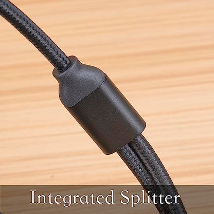 1FT XLR to 2 RCA Y Splitter Patch Cable, Dual RCA Female to XLR Male Audio Cable Adapter for Speaker Condenser Mic Mixer AMP - color: 1Ft/XLR M to 2 RCA F