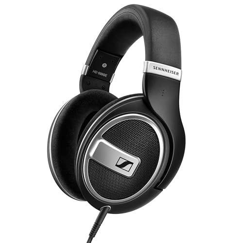 Sennheiser HD 599 SE Open-Back Wired Headphones,Comfortable Fit, Black | Premium Design, Balanced Audio, Comfortable Fit, Wired for Music - style: HD 599 SE