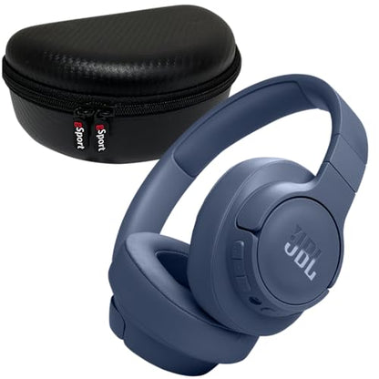 JBL - Tune 770NC Wireless Over Ear Noise Cancelling Headphone with GSPORT CASE - Blue