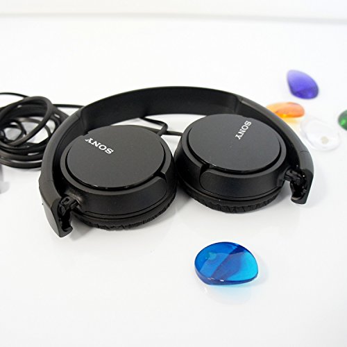 Sony ZX110 Over-Ear Dynamic Stereo Headphones (Black) - color: Black, size: Over-ear, style: Over Ear