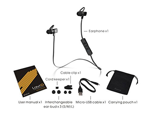 Thermaltake LUXA2 Lavi O Wireless Bluetooth 4.0 Sweatproof Sports In-Ear Earbuds Headphone AD-HDP-PCLOBK-00 - style: In-Ear Sports