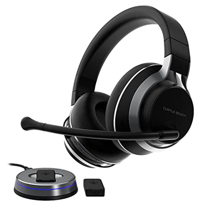 Turtle Beach Stealth Pro Multiplatform Wireless Noise-Cancelling Gaming Headset for PS5, PS4, PC, Mac, Mobile – Swappable Batteries – Black - style: Stealth Pro PlayStation