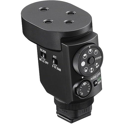 Sony Digital Shotgun Microphone ECM-M1,Black | Shoe support for battery-free & cable-free operation, Versatile selection of eight audio recording modes, Multi, Interface