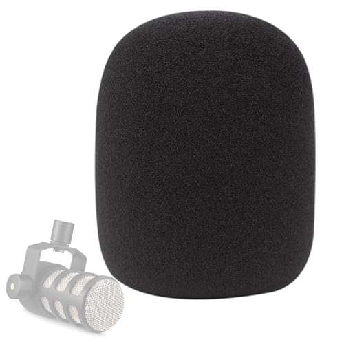 Podmic Pop Filter Microphone Windscreen Foam Mic Cover for Rode PodMic Broadcast Mic Large-Diaphragm Microphone to Block Out Plosives