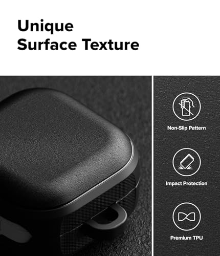 Ringke Onyx Magnetic for Samsung Galaxy Buds 4 Pro Case and Galaxy Buds 4 Case [Compatible with MagSafe] Prevents Oily Smudges Feels Good in The Hand Non-Slip Cover - Black - color: Black, size: Galaxy Buds 4 Pro / 4