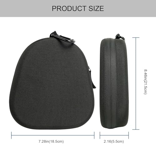 Headphones Case for Skullcandy/JBL/Bose/Sony Wireless Headphones - Brown | Travel Case Carrying Cover Bag, Storage Protective Bag with Cable - color: Brown