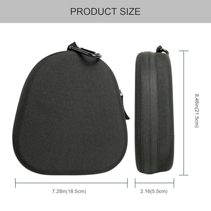 Headphones Case for Skullcandy/JBL/Bose/Sony Wireless Headphones - Brown | Travel Case Carrying Cover Bag, Storage Protective Bag with Cable - color: Brown