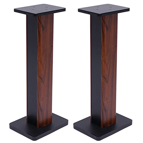 Pair Speaker Bookshelf Stands, 28 Inch Universal Speaker Stand, Reduce Vibration Improve Sound Performance, Surround Sound Speaker Stand with Cable Management, for Speakers Under 15"