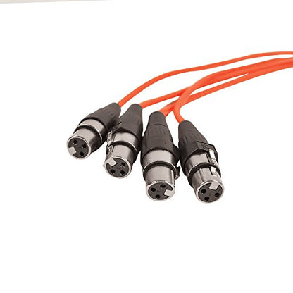 Seismic Audio SACB-16x4x25 16-Channel XLR Low Profile Circuit Board Snake Cable, 25-Feet - size: 25 Foot - 16 Send x 4 Return