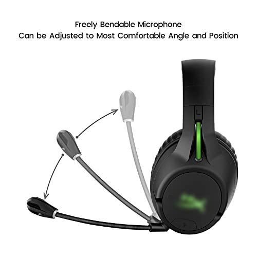 Microphone for HyperX Cloud Flight & Flight S Gaming Headsets | Detachable Mic Boom with LED Mute Indicator for PC PS5 PS4 Xbox Series X/S