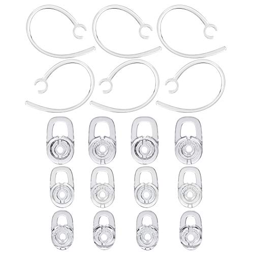 N/A Compatible with/Replacement for Earbud Gel Ear Hooks Plantronics M155 M165 M1100 M100 M55 M28 M25 Voyager Edge Silicone Earbuds Antislip Accessories - size: SML