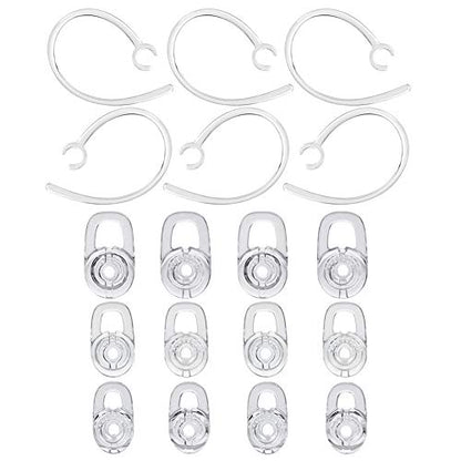 N/A Compatible with/Replacement for Earbud Gel Ear Hooks Plantronics M155 M165 M1100 M100 M55 M28 M25 Voyager Edge Silicone Earbuds Antislip Accessories - size: SML