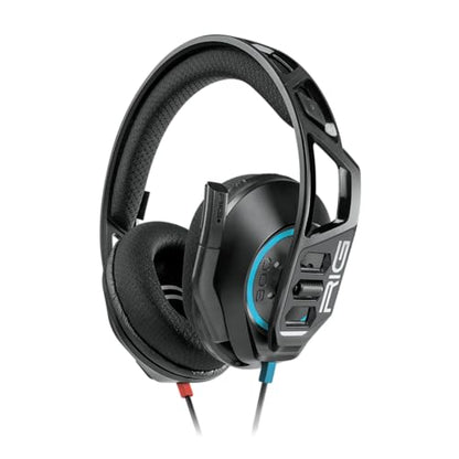 RIG 300 PRO HN Wired Gaming Headset | For Nintendo Switch, Switch 2 - Universal 3.5mm - Flip-to-Stow Mic, 40mm Speakers, 1.2-meter cable – Black/Blue/Red - color: Black / Red / Blue