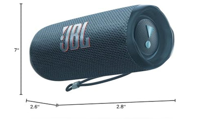 JBL Flip 6 - Portable Waterproof Speaker - Blue | Louder, more powerful sound, IP67 waterproof and dustproof, 12 Hours of Playtime, Bold design - color: Blue
