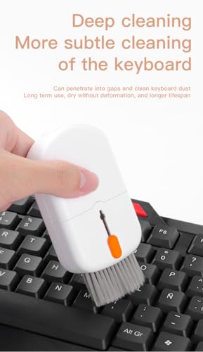 10-in-1 Electronics Cleaning Kit for Keyboard, Laptop, Phone & Earbuds | compact design retractable brush portable