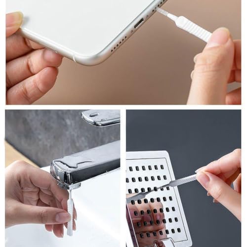 10PCS Thin Cleaning Brush Set – Precision Tools for Phone Charging Ports, Speakers, Headphone Jacks & Showerheads, Removes Dust & Debris Effectively