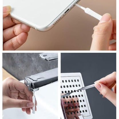 10PCS Thin Cleaning Brush Set – Precision Tools for Phone Charging Ports, Speakers, Headphone Jacks & Showerheads, Removes Dust & Debris Effectively